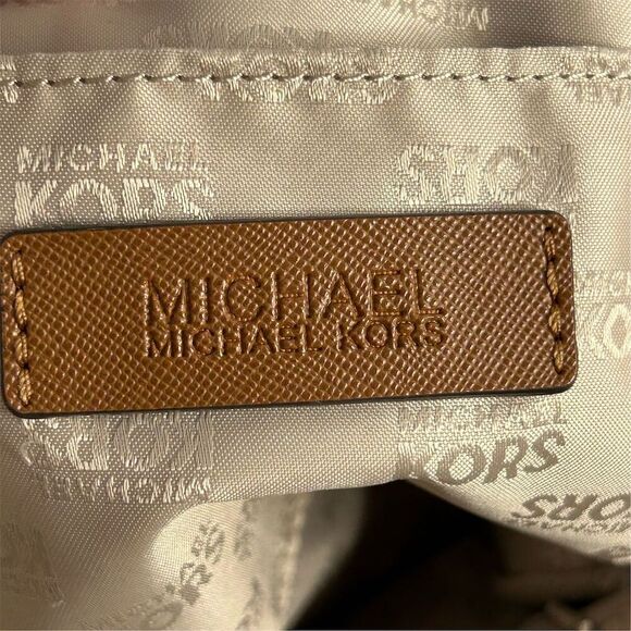 Michael Kors Kempton Nylon Large Pocket Tote Bag Neutral Women's Casual FLAWED - Picture 14 of 16